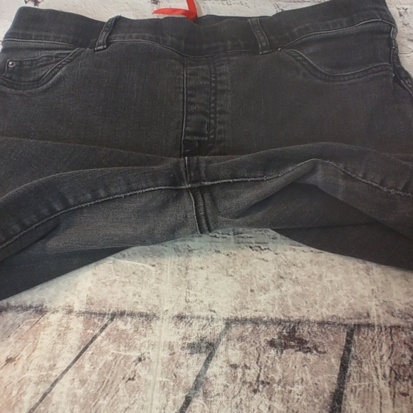 Spanx Ankle Skinny Pull On Black Jeans XL - Picture 7 of 15